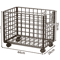Metal Rolling Storage Basket With Wheels Multi Purpose Home Organizer 5