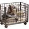 Metal Rolling Storage Basket With Wheels Multi Purpose Home Organizer 6