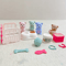 Childrens Play House Scene Toy Set With Teddy Bear And Pet Bathroom Accessories 1