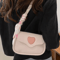 Retro Love Saddle Crossbody Bag For Women Chic Niche Shoulder Bag 4