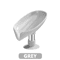 LeafShaped Soap Holder With Drainage Suction Cup Soap Dish For Shower Bathroom 5