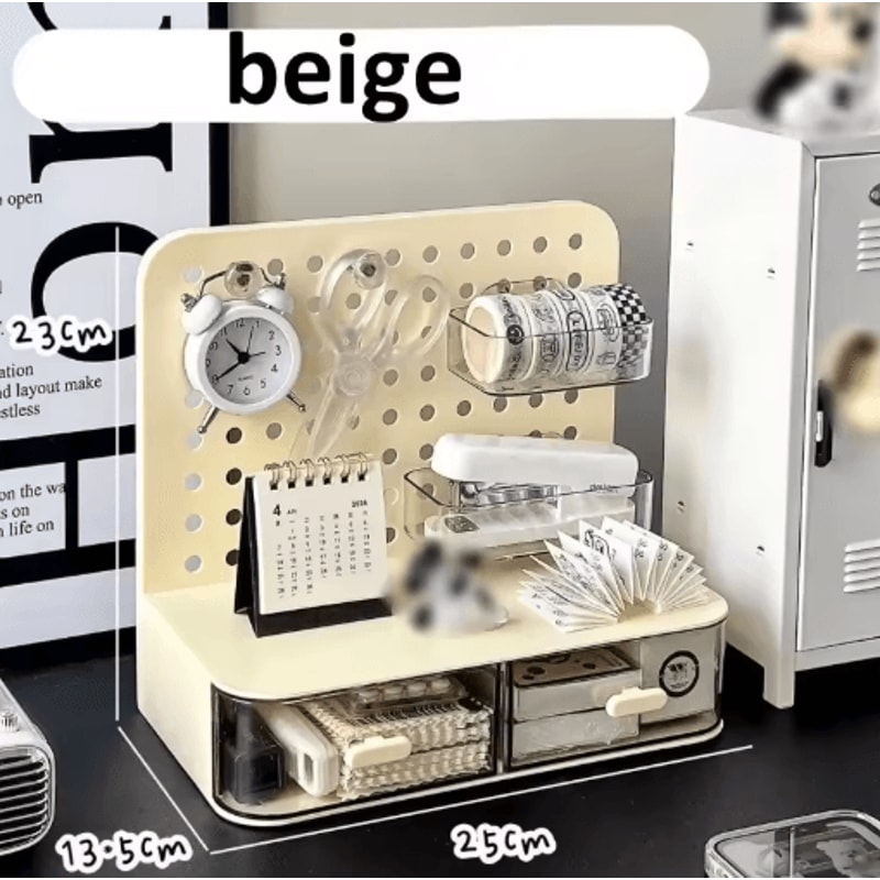 Desktop Perforated Board Storage Box Modular Desk Organizer And Pen Holder 2