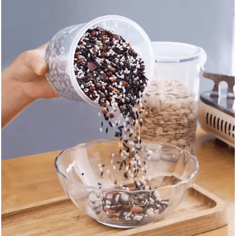 Food Grade Sealed Storage Box For Grains And Fresh Keeping 1pc 4pcs Set 6