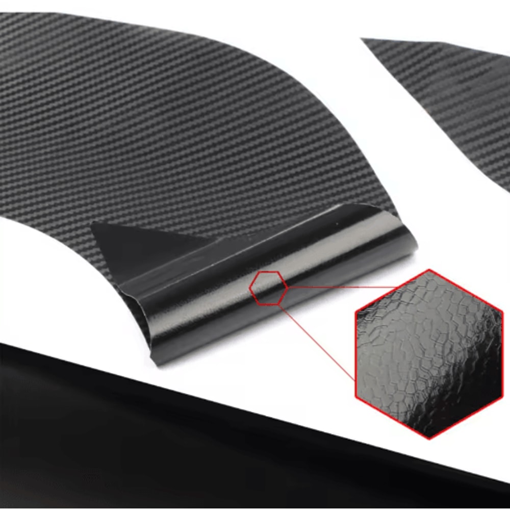 Carbon Fiber Car Door Handle Stickers ScratchResistant Protective Cover Film 4PCS Set 9