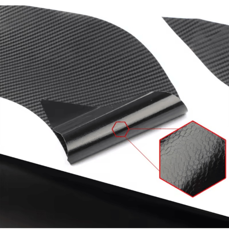 Carbon Fiber Car Door Handle Stickers ScratchResistant Protective Cover Film 4PCS Set 9