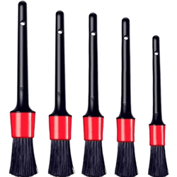 car interior detailing brush kit – 1/5-piece automotive cleaning set
