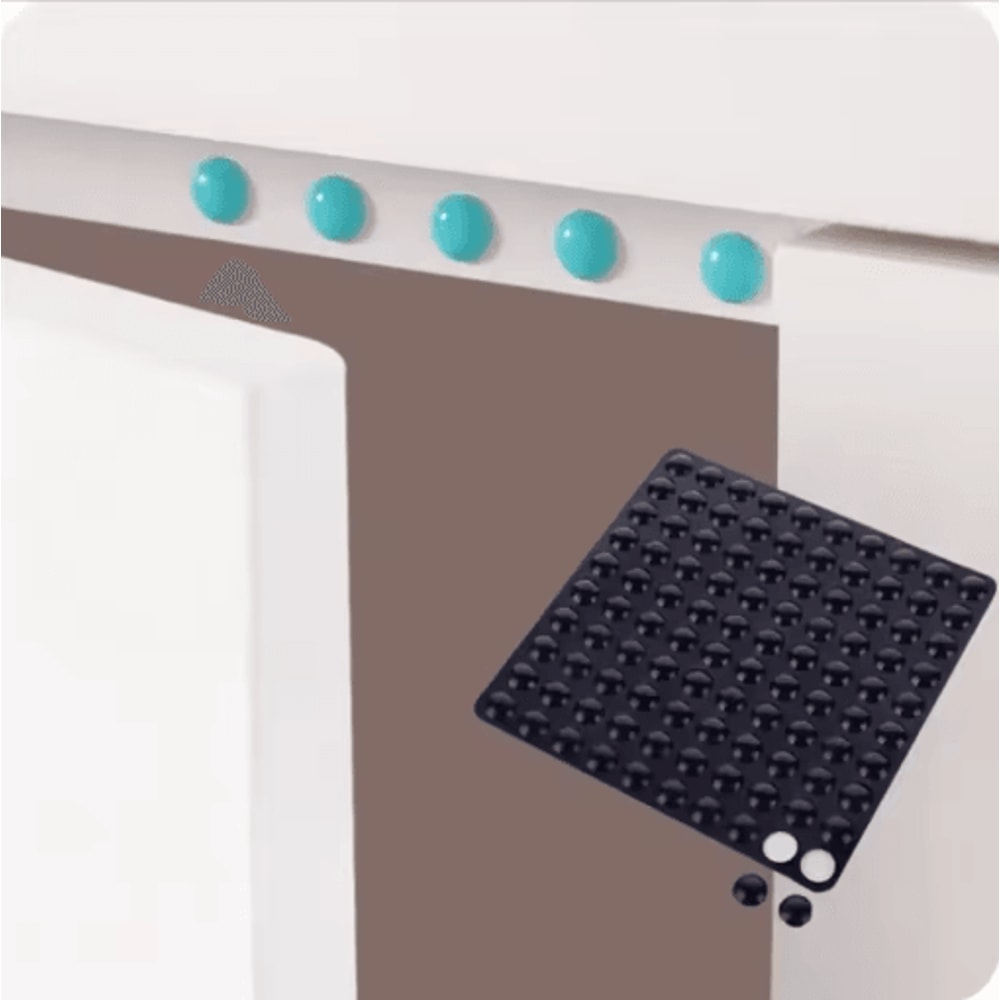 SelfAdhesive Clear Silicone Door Stop Bumpers Furniture Protection Pads 100300 Pcs 7