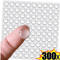 SelfAdhesive Clear Silicone Door Stop Bumpers Furniture Protection Pads 100300 Pcs 0