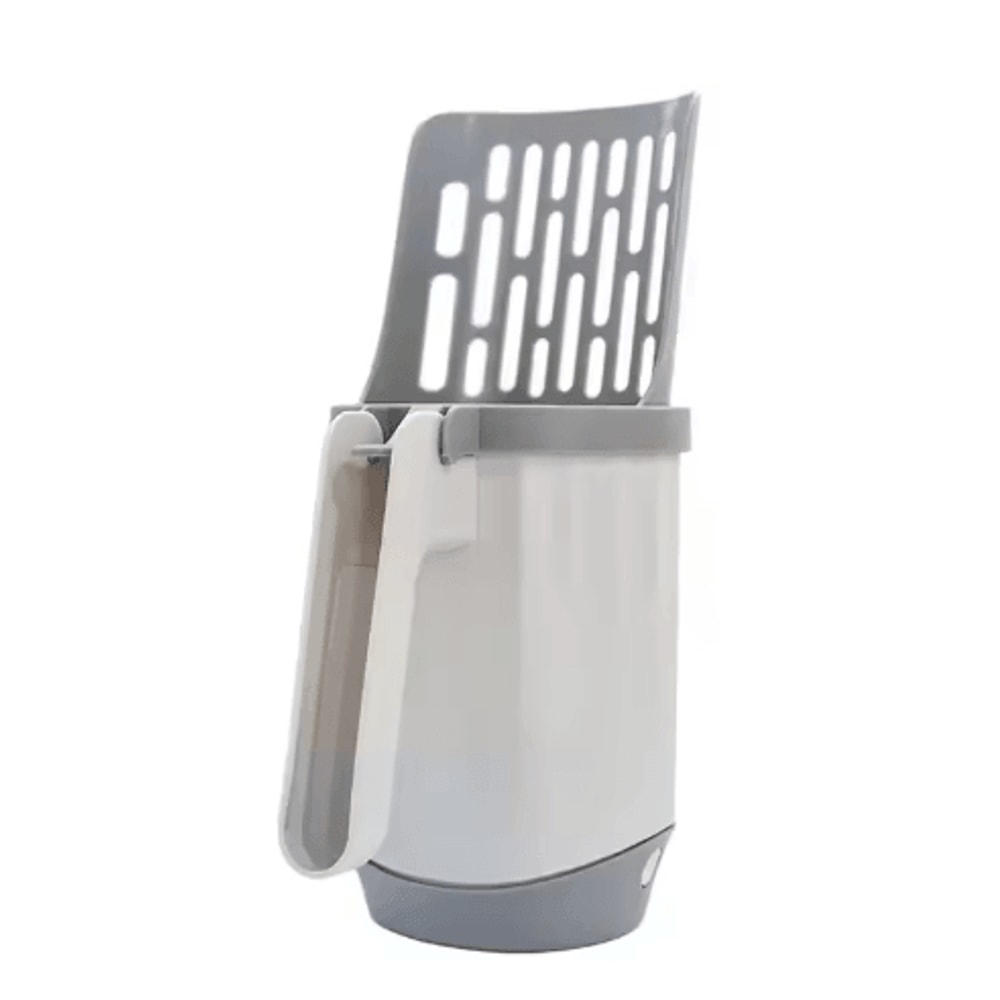 Cat Litter Scoop With Refill Bags Easy Clean Pet Waste Shovel 1