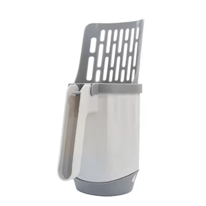 Cat Litter Scoop With Refill Bags Easy Clean Pet Waste Shovel 1