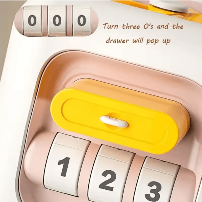 6in1 Montessori Sensory Busy Board Drawer Cube Educational Skill Toy For Toddlers 8