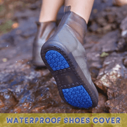 reusable waterproof silicone rain shoe covers – non-slip unisex overshoes