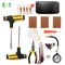Car Tire Repair Kit With Studding Tool Rubber Strips GlueFree Puncture Plug Set 1