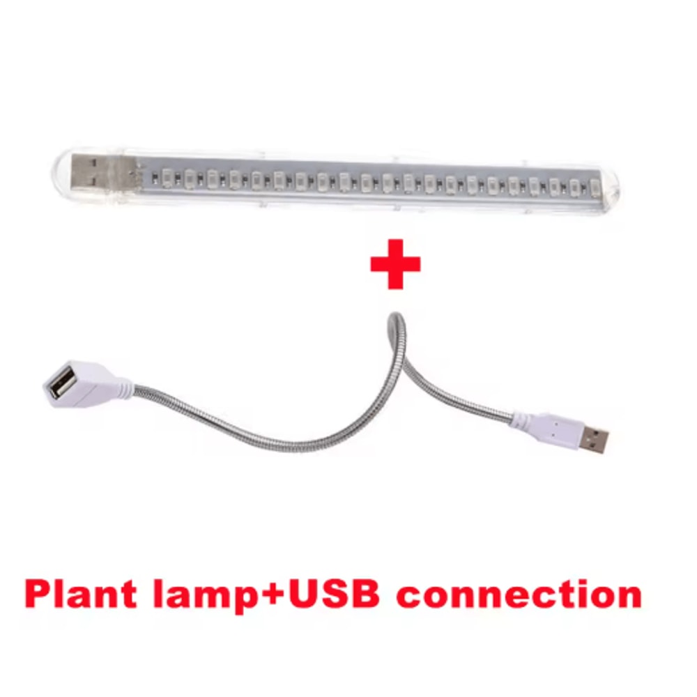 VnnZzo LED Full Spectrum USB Grow Light Flexible Plant Growth Lamp 1