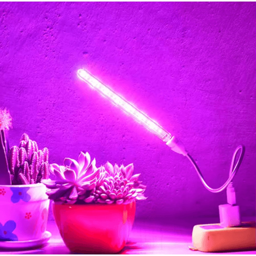 VnnZzo LED Full Spectrum USB Grow Light Flexible Plant Growth Lamp 0