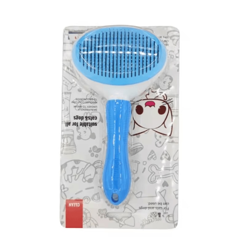SelfCleaning Pet Hair Removal Comb Slicker Grooming Brush For Cats Dogs 2