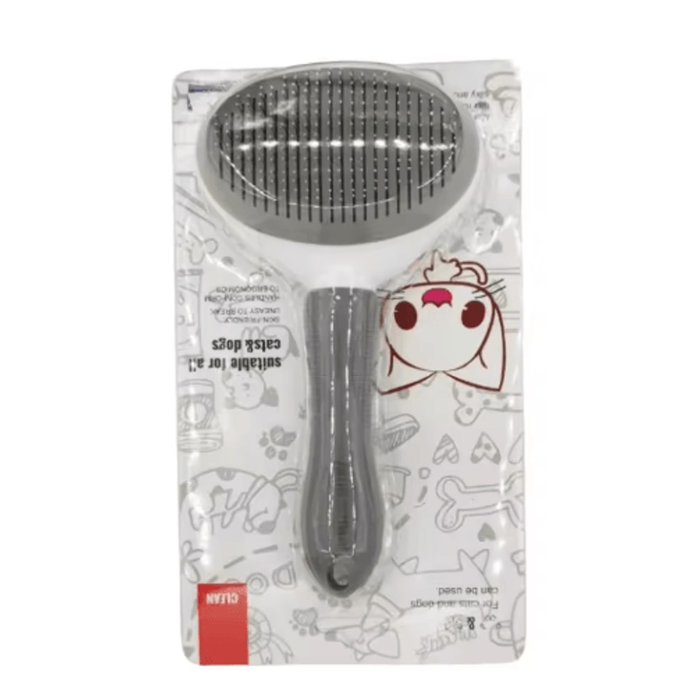 SelfCleaning Pet Hair Removal Comb Slicker Grooming Brush For Cats Dogs 3
