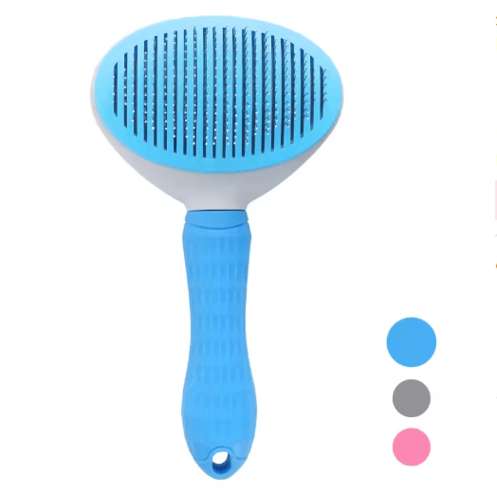 SelfCleaning Pet Hair Removal Comb Slicker Grooming Brush For Cats Dogs 4