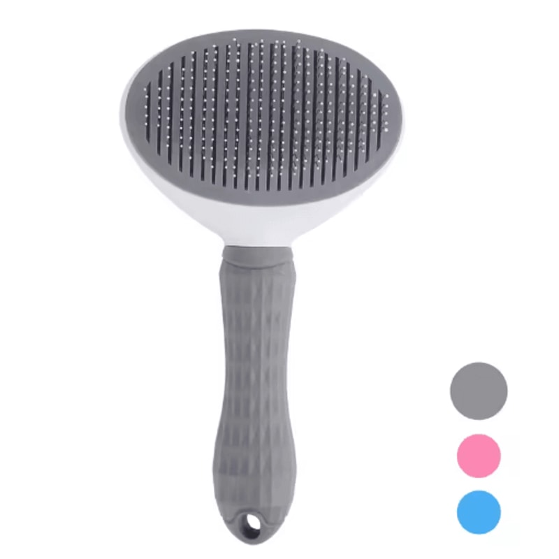 SelfCleaning Pet Hair Removal Comb Slicker Grooming Brush For Cats Dogs 5