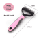 Professional Pet Deshedding Brush Fur Knot Cutter Grooming Comb For Dogs Cats 11