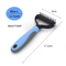 Professional Pet Deshedding Brush Fur Knot Cutter Grooming Comb For Dogs Cats 12