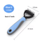 Professional Pet Deshedding Brush Fur Knot Cutter Grooming Comb For Dogs Cats 14