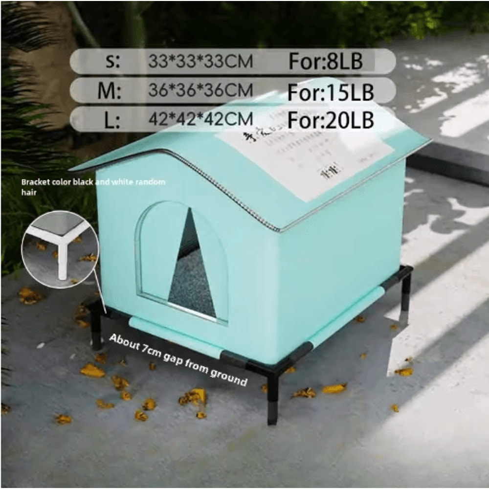 Waterproof Outdoor Pet House Warm Foldable Sleeping Cave For Cats Small Dogs 1