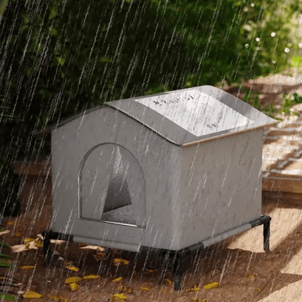 Waterproof Outdoor Pet House Warm Foldable Sleeping Cave For Cats Small Dogs 7