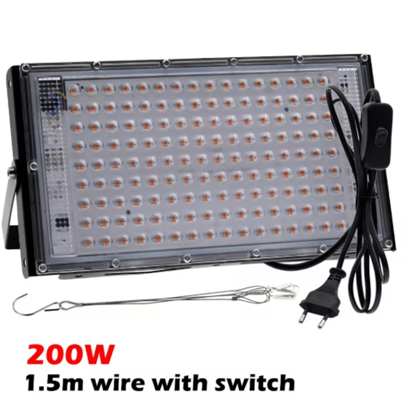 Full Spectrum LED Phyto Lamp For Indoor Plants 50W 100W 300W Grow Light 2