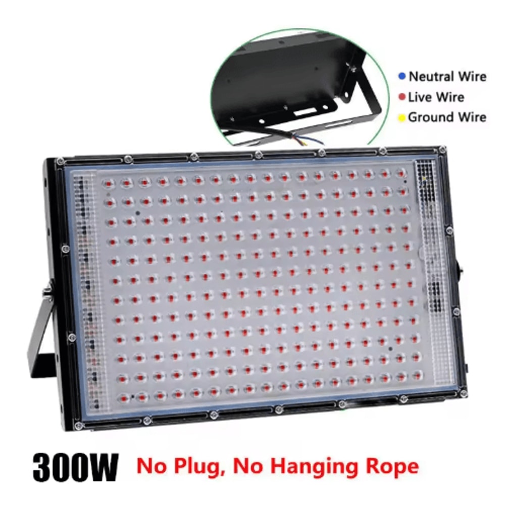 Full Spectrum LED Phyto Lamp For Indoor Plants 50W 100W 300W Grow Light 5