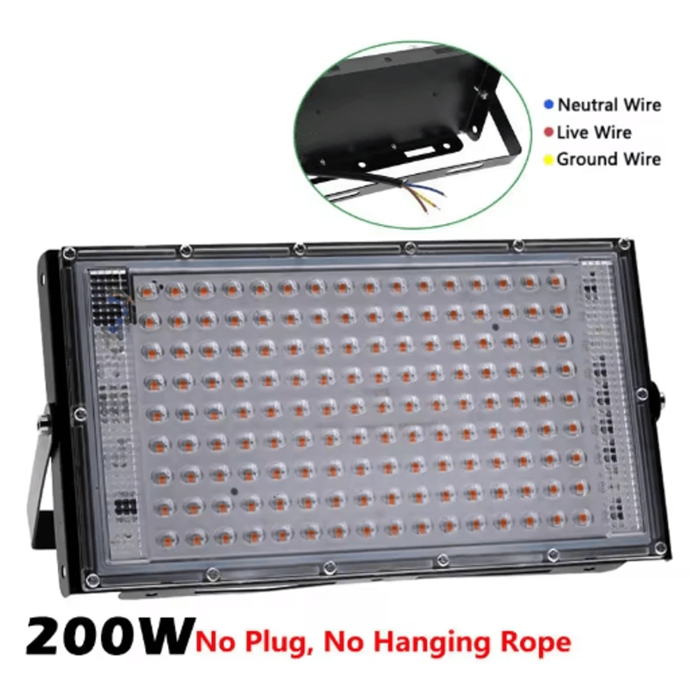 Full Spectrum LED Phyto Lamp For Indoor Plants 50W 100W 300W Grow Light 6