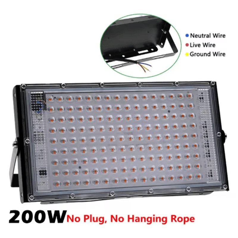 Full Spectrum LED Phyto Lamp For Indoor Plants 50W 100W 300W Grow Light 6