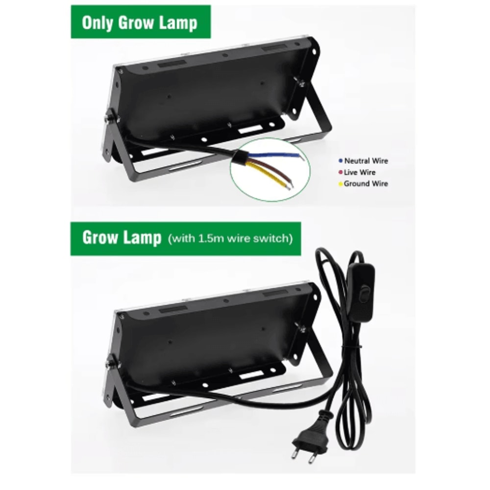 Full Spectrum LED Phyto Lamp For Indoor Plants 50W 100W 300W Grow Light 10