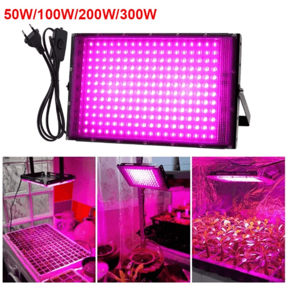 Full Spectrum LED Phyto Lamp For Indoor Plants 50W 100W 300W Grow Light 0