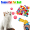 Interactive Cat Launch Toy Mini Shooting Launcher With Plush Ball For Kitten Training 6