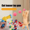 Interactive Cat Launch Toy Mini Shooting Launcher With Plush Ball For Kitten Training 0