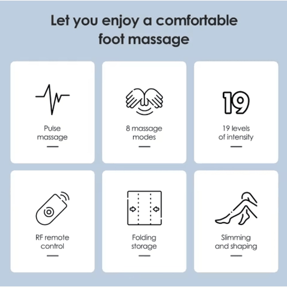 TENS Foot Massager Pad With Microcurrent EMS Pulse Mat For Relaxation Exercise 3