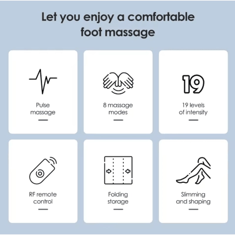 TENS Foot Massager Pad With Microcurrent EMS Pulse Mat For Relaxation Exercise 3