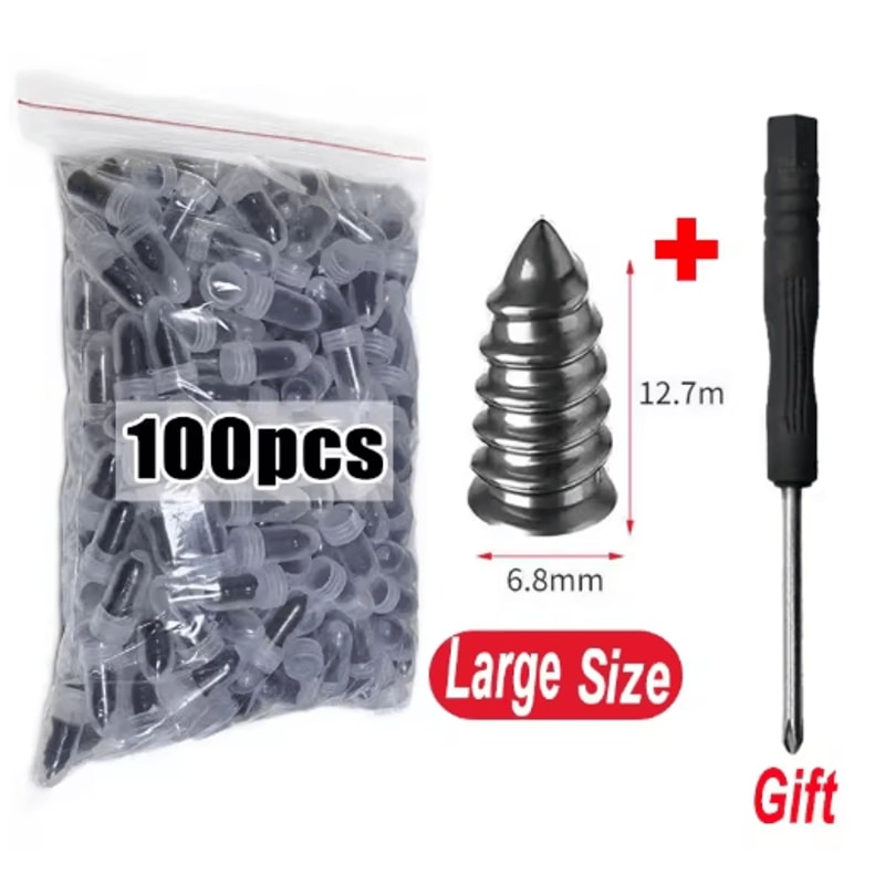 Universal Tubeless Tire Repair Kit GlueFree Vacuum Plug Set For Cars Motorcycles 1