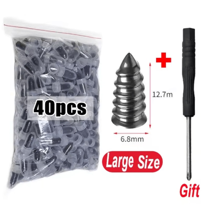 Universal Tubeless Tire Repair Kit GlueFree Vacuum Plug Set For Cars Motorcycles 3