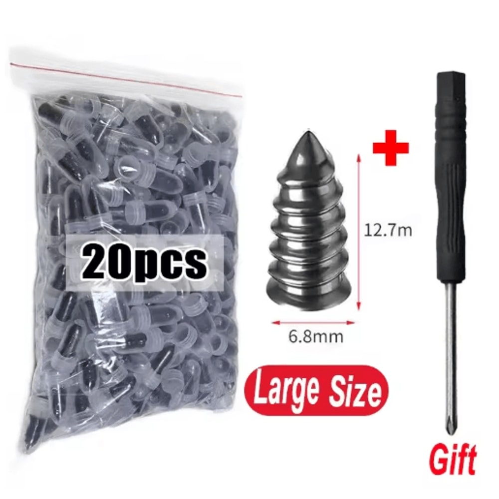 Universal Tubeless Tire Repair Kit GlueFree Vacuum Plug Set For Cars Motorcycles 4