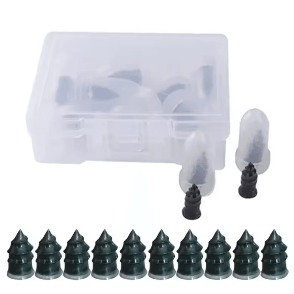 Universal Tubeless Tire Repair Kit GlueFree Vacuum Plug Set For Cars Motorcycles 12