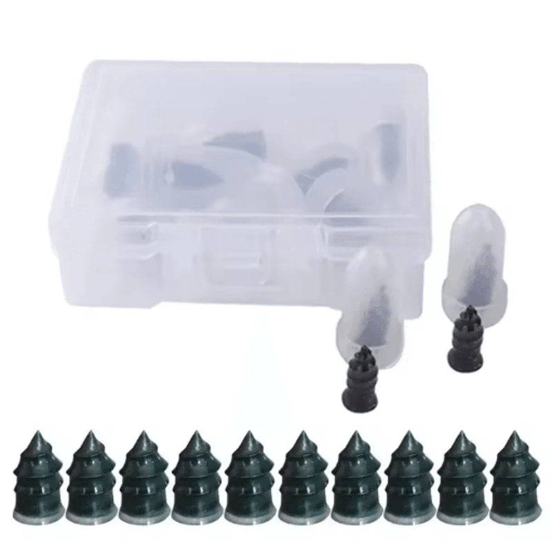 Universal Tubeless Tire Repair Kit GlueFree Vacuum Plug Set For Cars Motorcycles 12