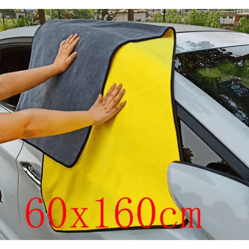 Large Microfiber Car Wash Towel Super Absorbent Cleaning Drying Cloth 2