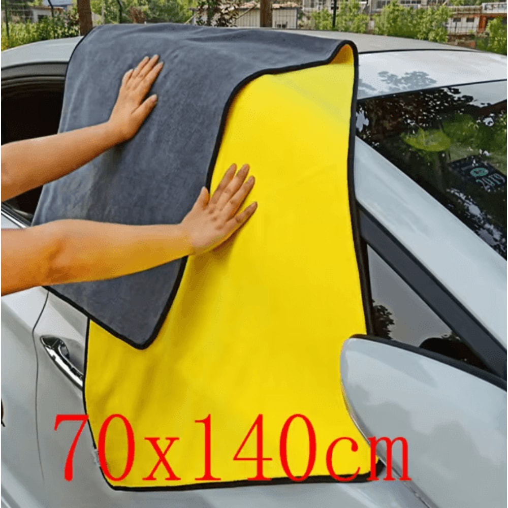 Large Microfiber Car Wash Towel Super Absorbent Cleaning Drying Cloth 0