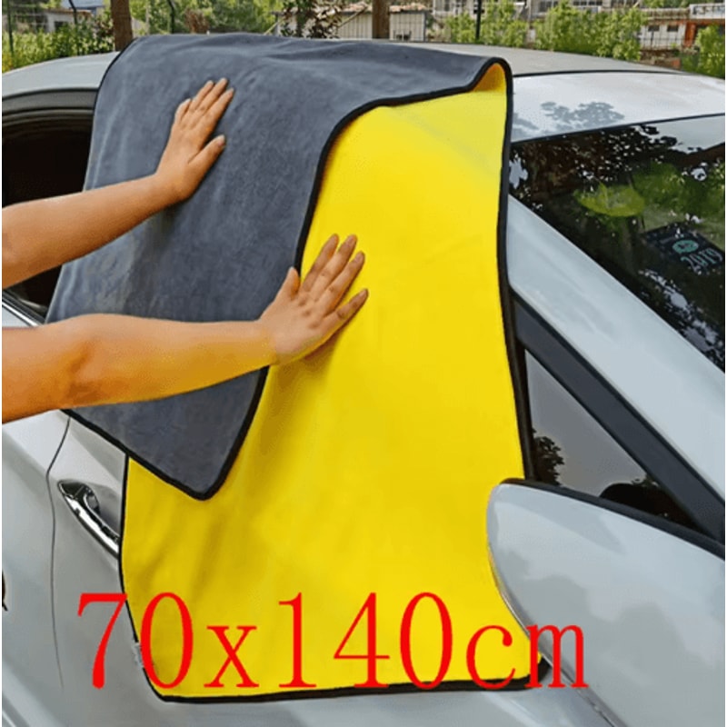 Large Microfiber Car Wash Towel Super Absorbent Cleaning Drying Cloth 0