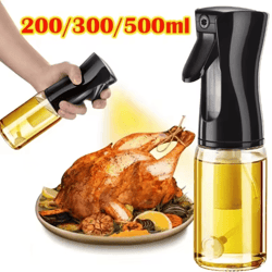 oil spray bottle for kitchen – 200/300/500ml fine mist olive oil sprayer