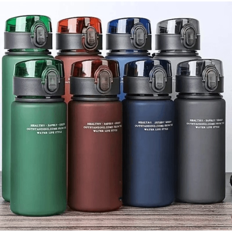 LeakFree Sports Water Bottle For Travel Hiking 400ml 560ml 0