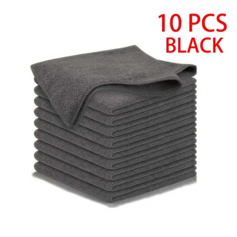 UltraFine Fiber Kitchen Towel Set Absorbent Soft StainRemoving Cloths 51020 Pcs 3