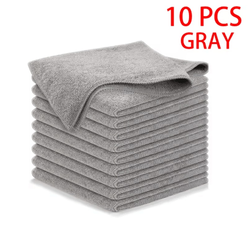 UltraFine Fiber Kitchen Towel Set Absorbent Soft StainRemoving Cloths 51020 Pcs 6